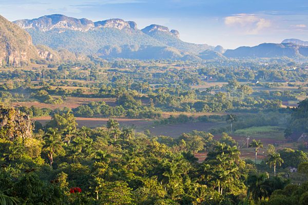 Cuba, Pinar del RÃ­o Province, Vinales, View of Vinales valley