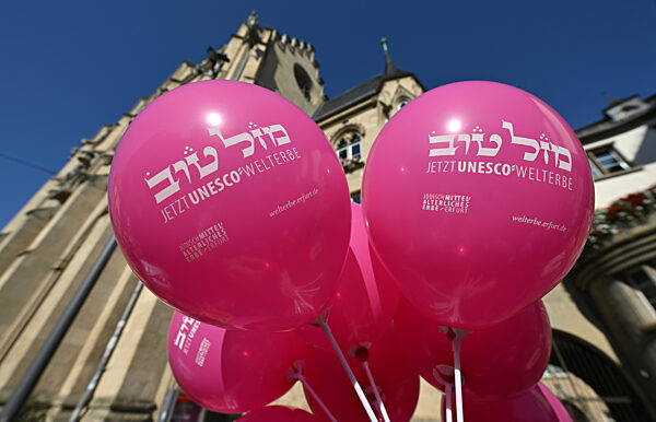 Erfurt feiert den Unesco Welterbe-Titel