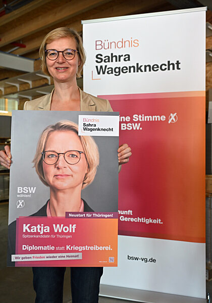 Landtagswahlkampagne des BSW Thüringen