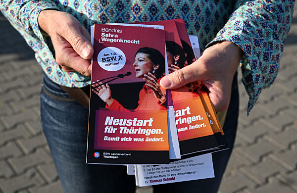 Thüringen Wahlkampf BSW