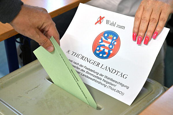 Landtagswahl Thüringen – Wahllokal
