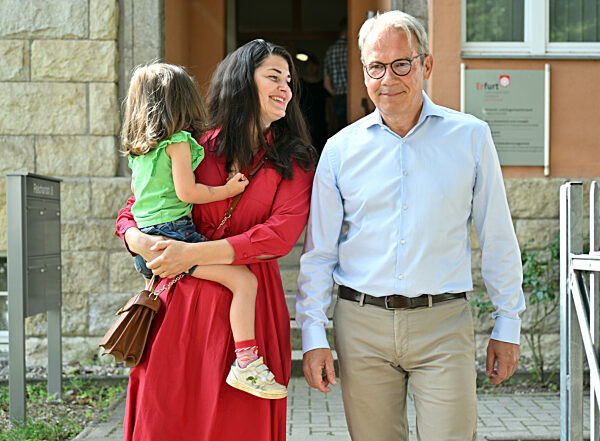 Landtagswahl Thüringen – Stimmabgabe Maier