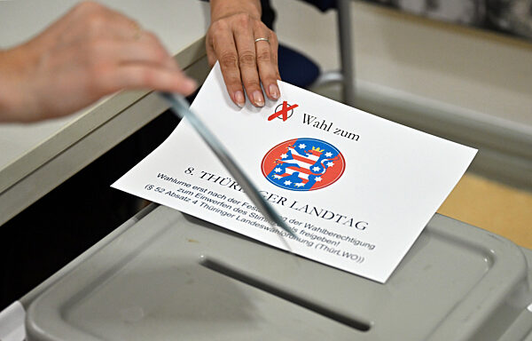 Landtagswahl Thüringen – Wahllokal
