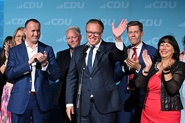 Landtagswahl Thüringen - Wahlparty CDU