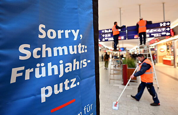 Frühjahrsputz der Deutschen Bahn