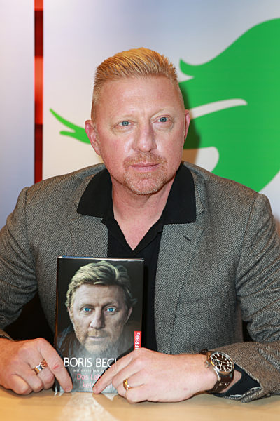 Boris Becker presenst his new book in Hamburg