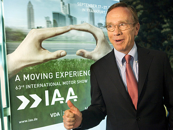 Matthias Wissmann, Präsident des Verbandes der Automobilindustrie (VDA)...