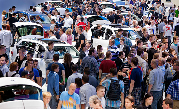 IAA- Besucherandrang