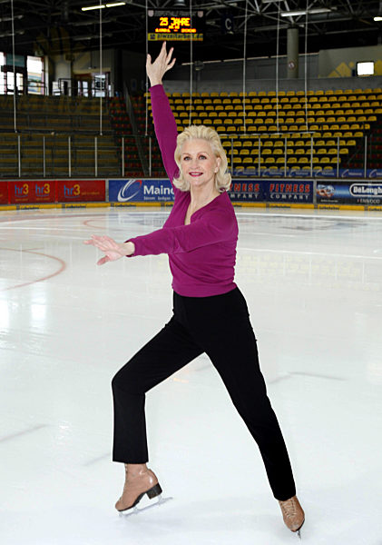 Marika Kilius auf dem Eis