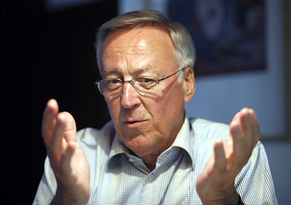 Der ehemalige IG Metall-Vorsitzende Franz Steinkühler...