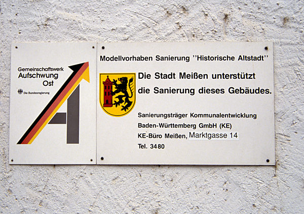 Meißen - Aufschwung Ost nach der Wiedervereinigung