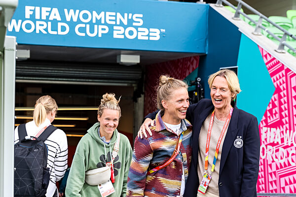 FIFA Frauen-Weltmeisterschaft 2023: Platzbegehung Deutschland vor dem Spiel gegen Marokko; 22.07.2023