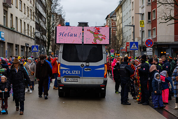 Rose Monday parade in Mainz on 16.02.2026