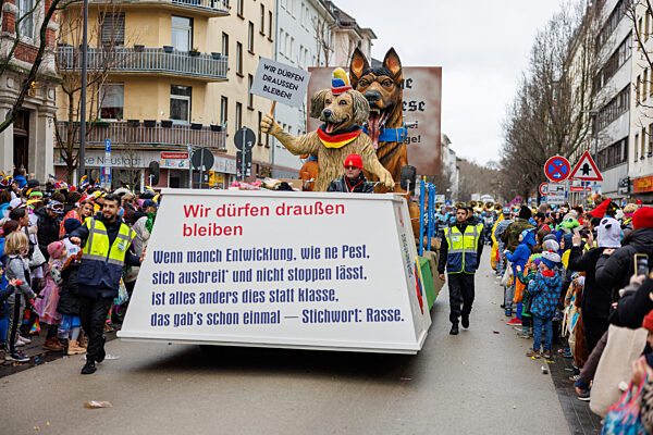 Rose Monday Parade in Mainz on February 16, 2026