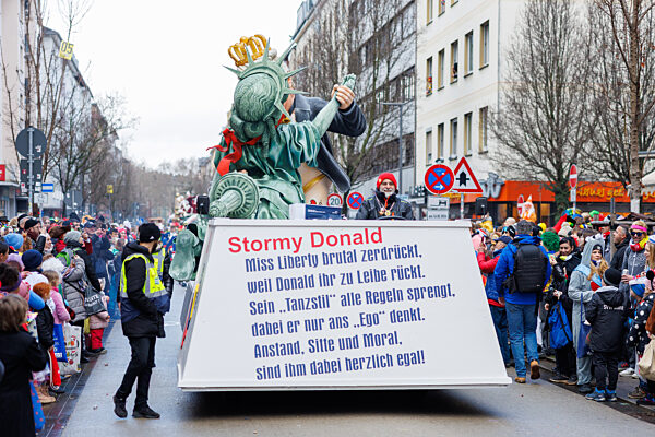 Rose Monday Parade in Mainz on February 16, 2026