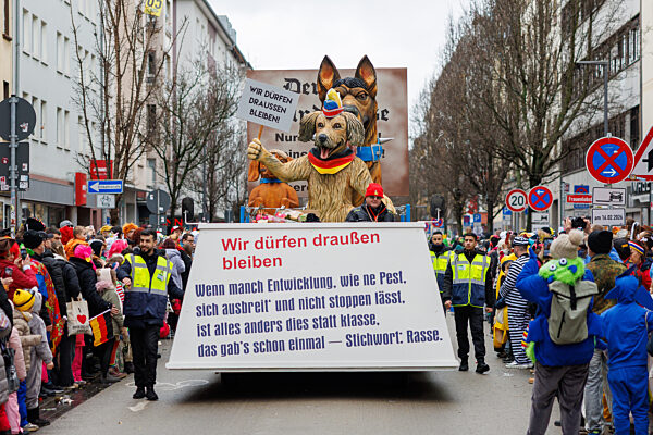 Rose Monday Parade in Mainz on February 16, 2026