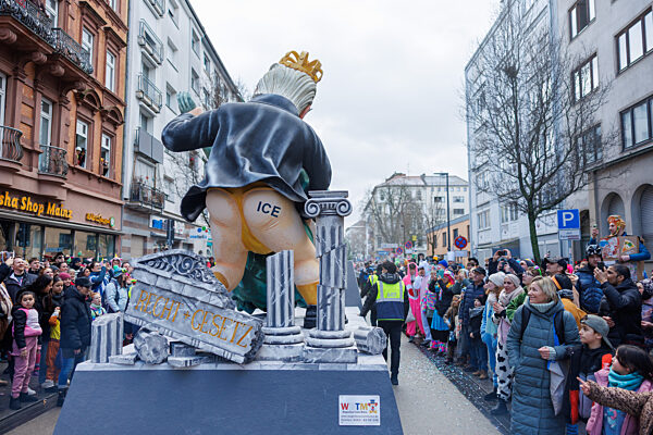 Rose Monday Parade in Mainz on 16.02.2026