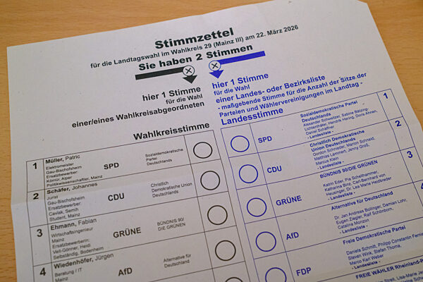 Landtagswahl Rheinland-Pfalz am 22.03.2026