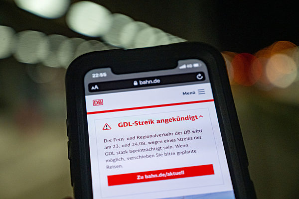 Lokführer-Streik im Personenverkehr - Stralsund