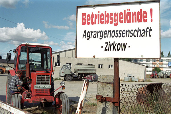 Agrargenossenschaft Zirkow (Archivfoto und Text 1995)