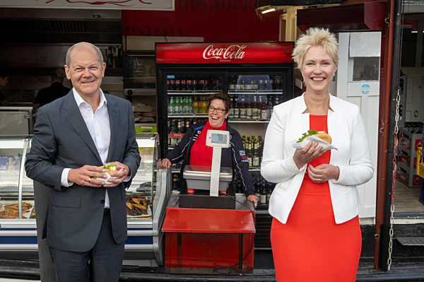 SPD-Kanzlerkandidat Scholz - Stralsund