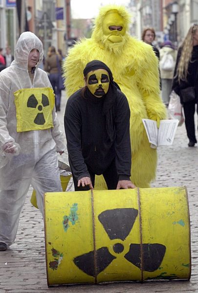 Demonstration gegen Castor-Transport