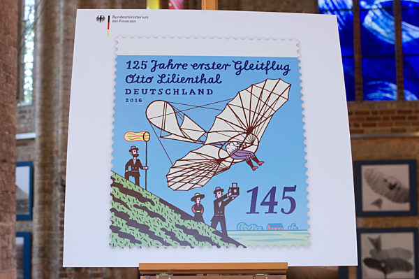 Flugpionier Lilienthal wird mit Briefmarke geehrt