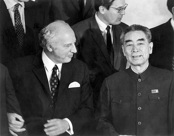 Foreign minister Scheel in China 1972