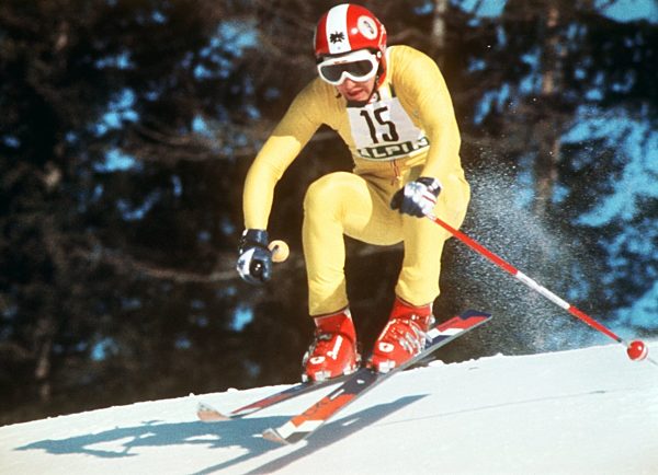 Franz Klammer bei den Olympischen Spielen in Innsbruck