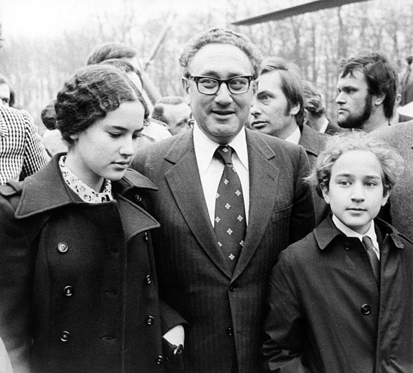 Henry Kissinger with children