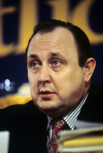 Hans-Dietrich Genscher at the federal party convent of FDP 1973