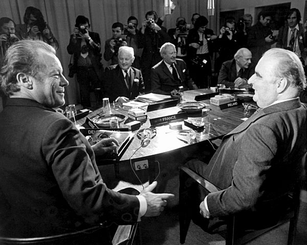 EU summit in Kopenhagen 1973