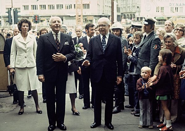 Bundespräsident Walter Scheel tritt Amt an