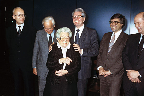 The senior staff of the SPD chancellor candidate Vogel 1982