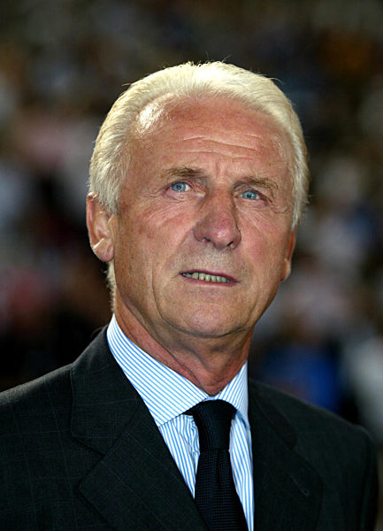 Trainer Giovanni Trapattoni (Italien)