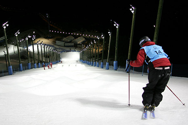 Turin 2006: Freestyle-Piste in Sauze d'Oulx