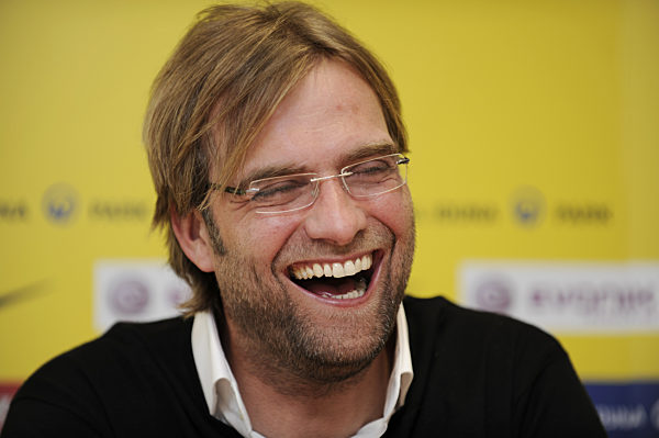 Der Trainer des Fußball-Bundesligisten Borussia Dortmund, Jürgen Klopp...