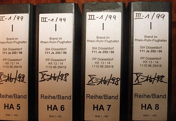 Prozess um Brand auf Düsseldorfer Flughafen