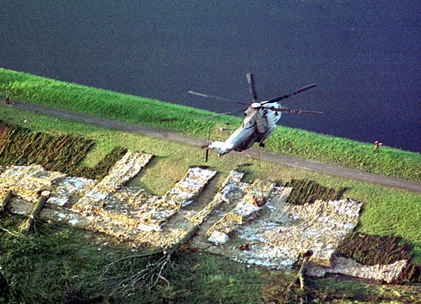 Lage am Deich in Hohenwutzen leicht entspannt