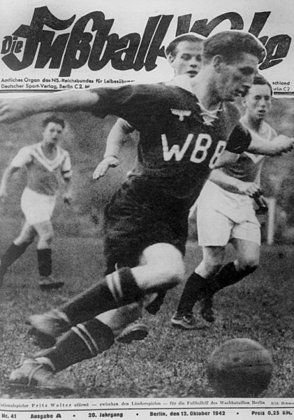 Das Bild zeigt die Titelseite der "Die Fußball-Woche"-Ausgabe Nr.41 vom 12...