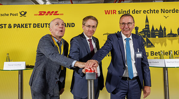 DHL Paketzentrum Neumünster nimmt Sortieranlage in Betrieb