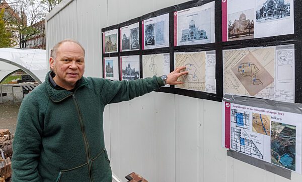 Suche nach Resten der Bornplatzsynagoge