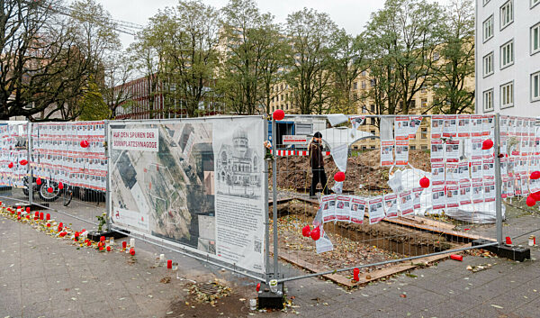 Suche nach Resten der Bornplatzsynagoge