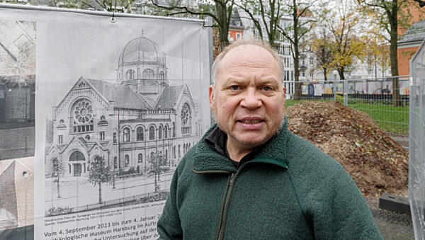 Suche nach Resten der Bornplatzsynagoge