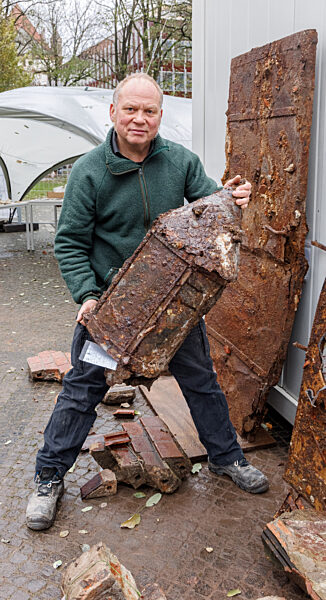 Suche nach Resten der Bornplatzsynagoge