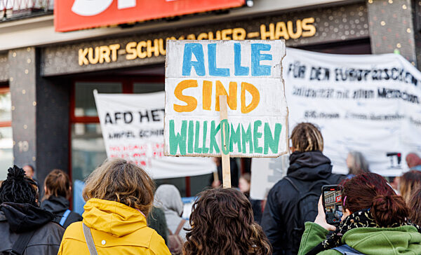Demonstration "Solidarität statt Abschottung