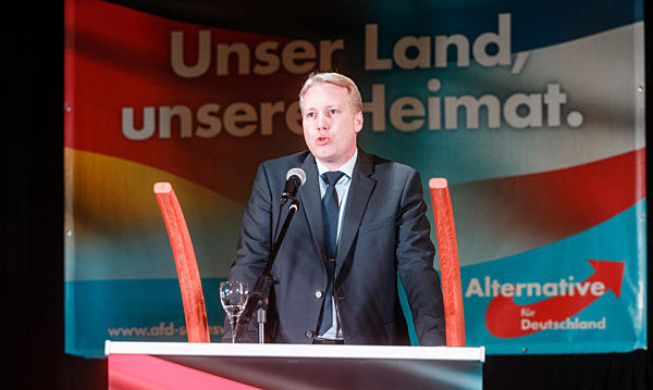 AfD Wahlkampfveranstaltung