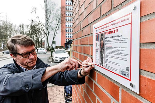 Fahndungserinnerung an Hilal Ercan