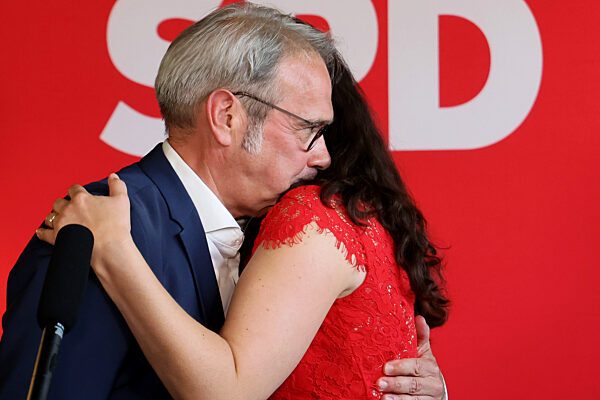 Landtagswahl Thüringen - Wahlparty SPD