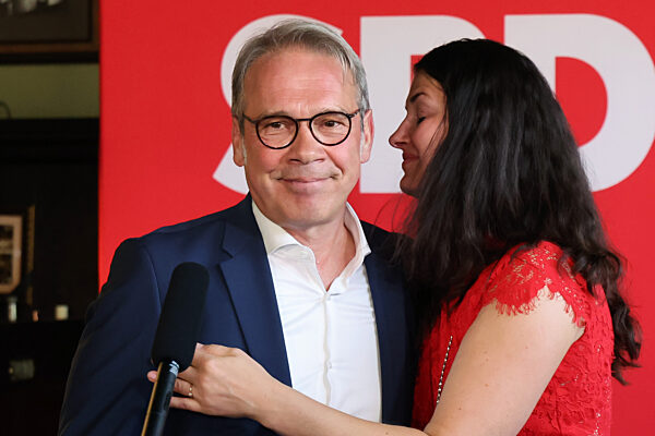 Landtagswahl Thüringen - Wahlparty SPD